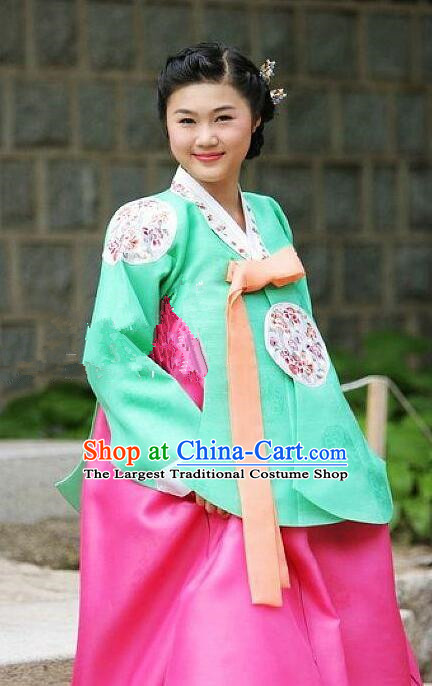 Korean Court Garment Empress Hanbok Traditional Tangyi Dress Costumes