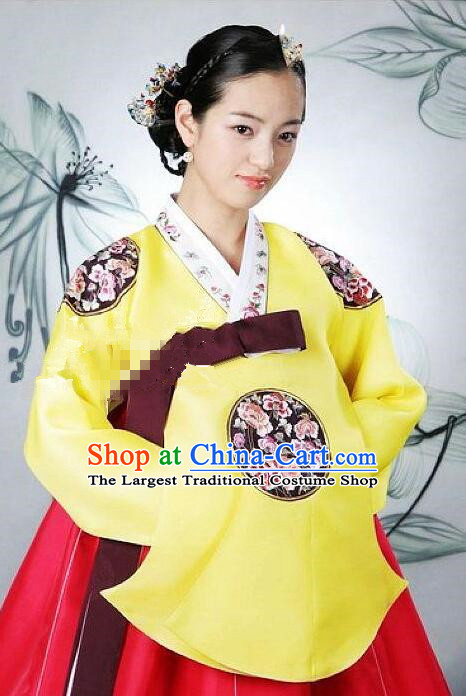 Korean Traditional Costumes Court Garment Empress Hanbok Complete Set