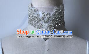 Professional Stage Performance Necklace Handmade Crystal Necklet Accessories