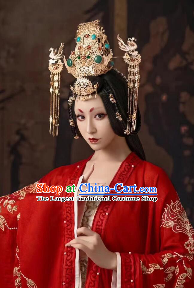 Chinese Ancient Imperial Concubine Clothing Tang Dynasty Royal Empress Garment Costumes