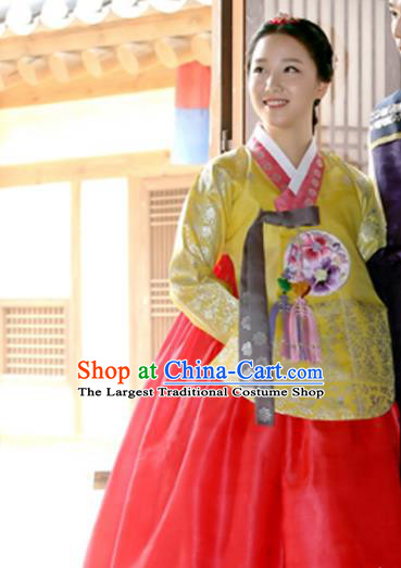 Top Court Hanbok Korean Bride Garment Costumes Traditional Wedding Clothing