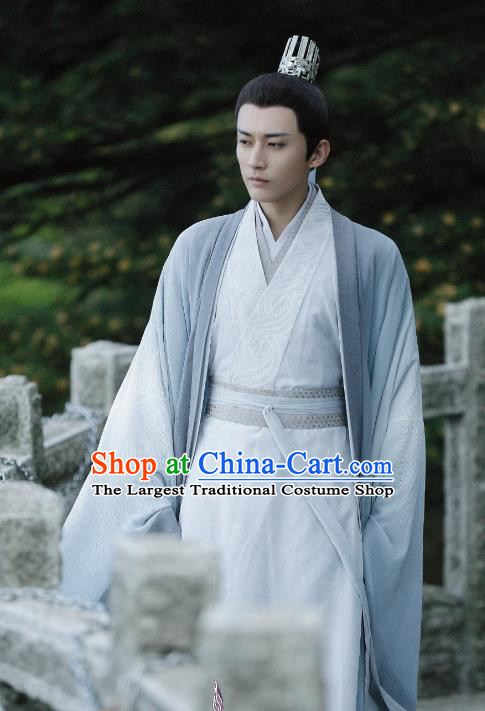 Chinese TV Series Love and Redemption Replica Costumes Ancient Young Childe Clothing Wuxia Swordsman Royal Prince Garment