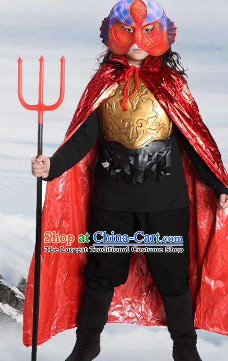 Halloween Cosplay Carp Goblin Costume China TV Series Journey to the West Fish Monster Clothing
