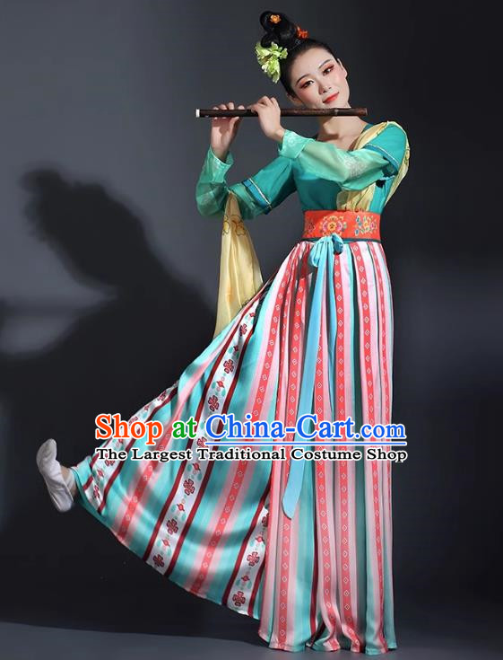 Classical Dance Costumes For Women Elegant Fantasy Chang An Dance Costumes Han And Tang Dance National Styles Dunhuang Dance Tao Li Cup Costumes