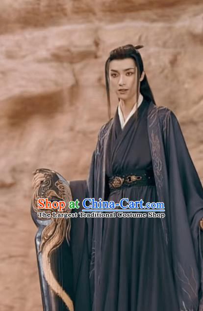 China TV Series Chong Zi Demon King Wan Jie Clothing Warrior Chu Bufu Outfit