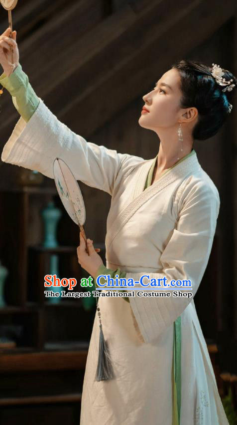 Chinese Song Dynasty Young Woman Historical Costumes Ancient Dance Beauty Clothing TV Series A Dream of Splendor Zhao Pan Er Dresses