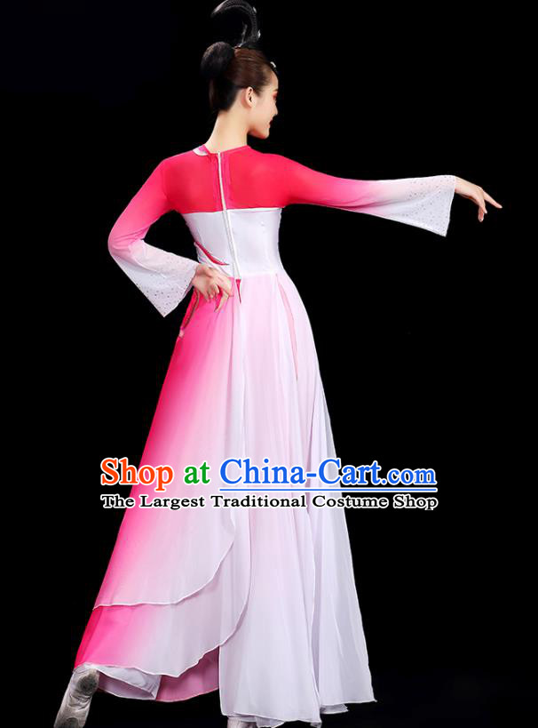 Chinese Yangko Dance Red Outfit Folk Dance Clothing Women Dancing Competition Fashion Fan Dance Show Costume