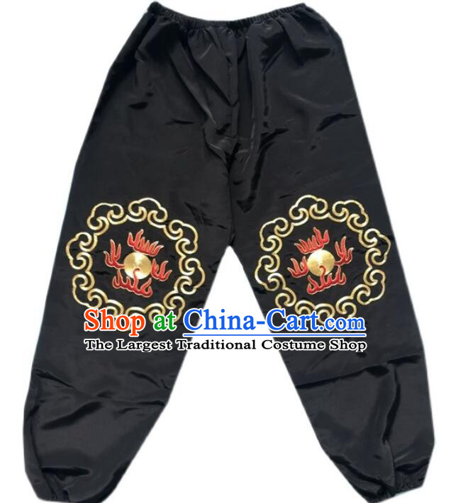 China Sichuan Opera Bian Lian Clothing Changing Face Performance Costume Embroidered Black Pants