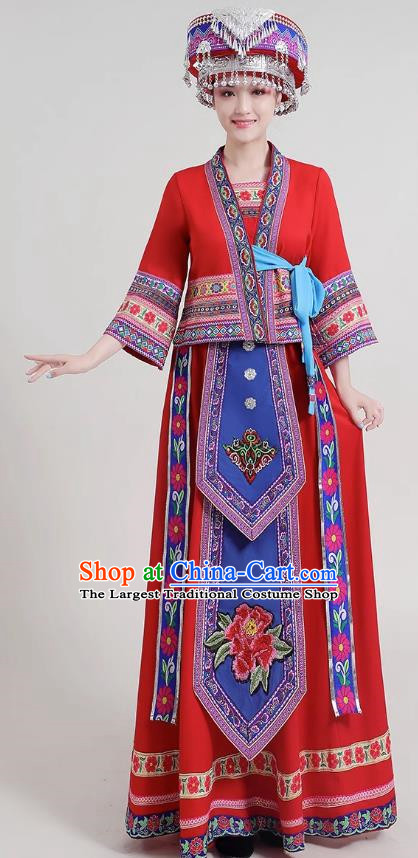 Miao Costumes 56 Ethnic Minority Costumes Female Adult Dance Costumes Dong And Tujia