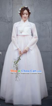 Top Bride Costume Korean Wedding Dress White Traditional Hanbok