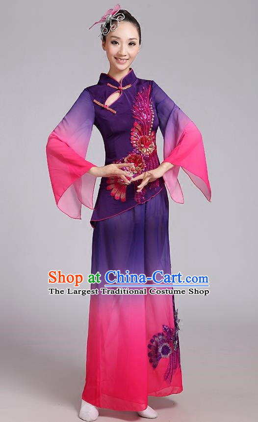Classical Dance Dance Costume Middle Aged And Elderly Fan Dance Square Dance National Dance Performance Costume Yangko Costume Female
