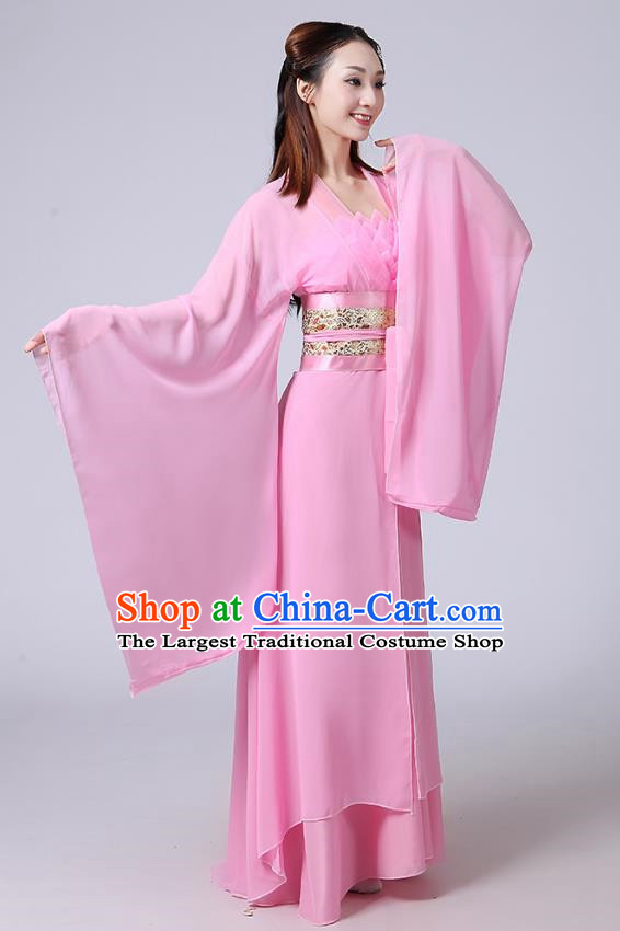 Heroine Little Dragon Girl White Liu Yifei Ancient Costume Seven Fairies Costume