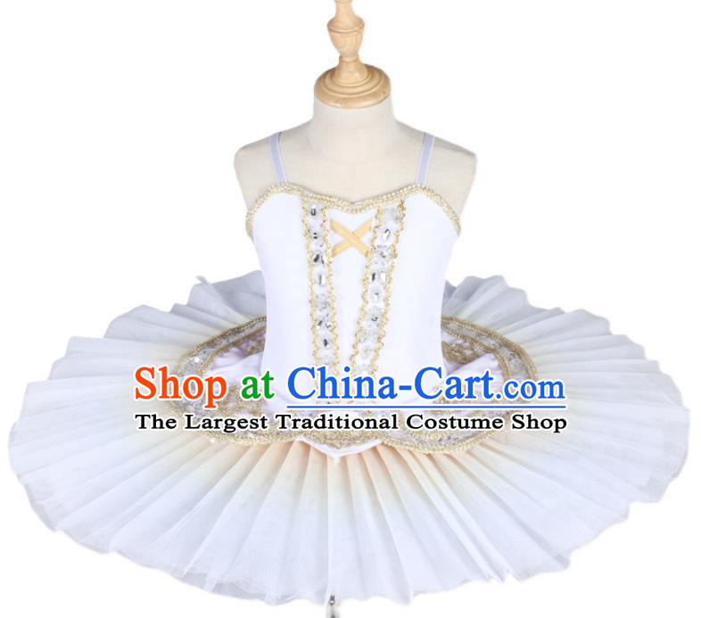 TUTU Skirt Ballet Dance Skirt Professional Opening Suspenders Performance Costume Stage Dress Female