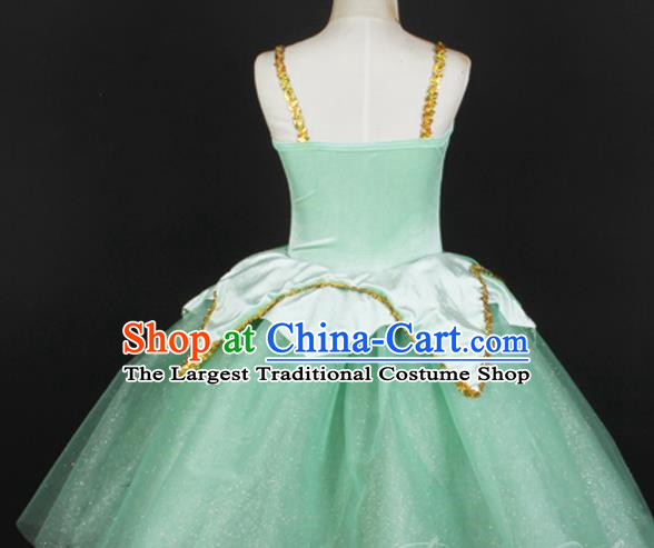 Children Spring And Summer Princess Dress Wedding Dress Fluffy Wonderful Fairy Western Style Costumes Stage Costumes
