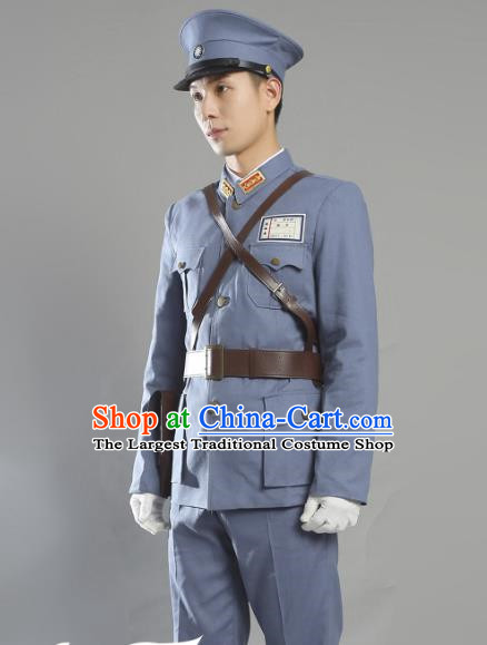 Cotton And Linen Fabrics Were Displayed In Chinese Military Uniforms During The Anti In The Republic Of China