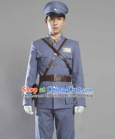 Cotton And Linen Fabrics Were Displayed In Chinese Military Uniforms During The Anti In The Republic Of China