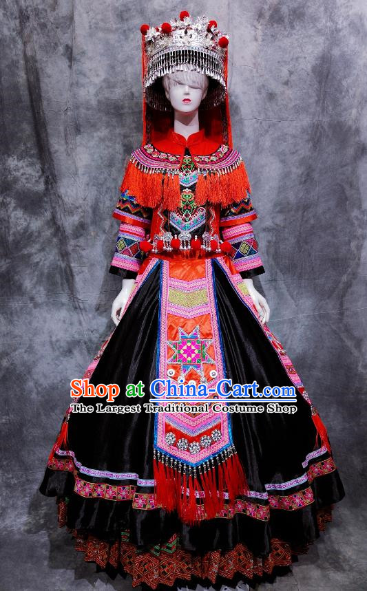 Yao Nationality Costumes March 3 Minority High End Catwalk Costumes