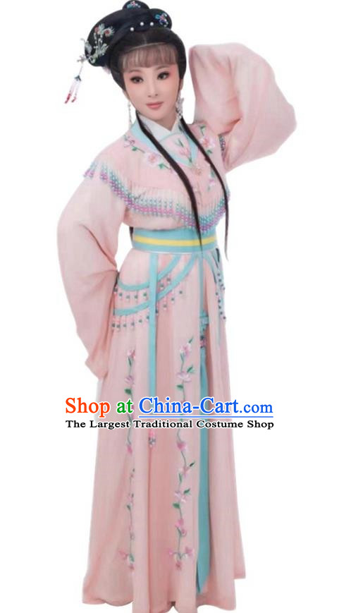 Pink Huadan Costume Yue Opera Miss Xiaodan Costume Chinese Style Ancient Costume