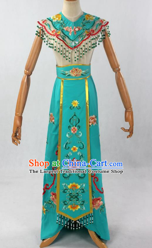 Green Cloud Shoulder Long Bag Skirt Belt Wearing Huadan Costume Female Lady Clothes Chinese Style Costume Ancient Costume