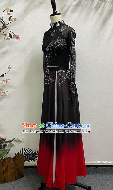Female Huayao Dai Dance Costume Peacock Dance Big Swing Practice Skirt Practice Clothes Solo Dance Performance