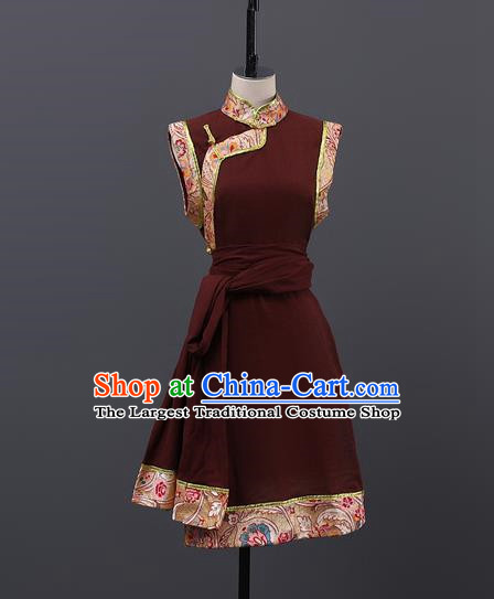 Dance Tibetan Dance Custom Costumes National Costumes Female Art Test Practice Clothes Dance Costumes
