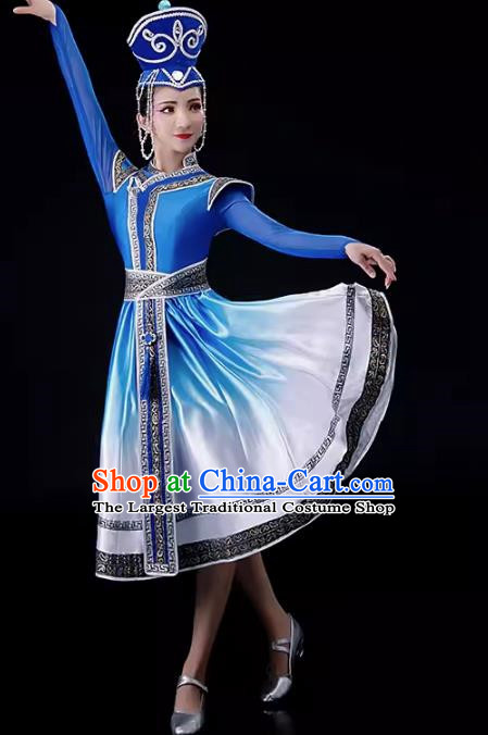Mongolian Dance Costumes Women Ethnic Minority Dance Costumes New Suit Opening Dance Big Swing Skirt Costumes