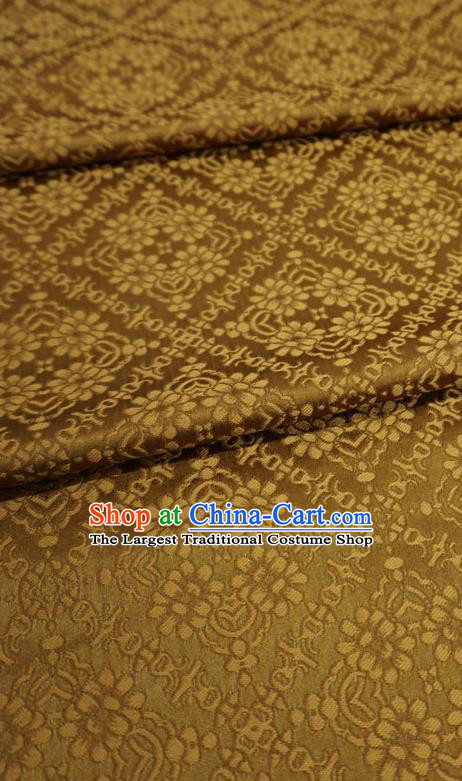 Claybank China Traditional Song Dynasty Design Brocade Fabric Hanfu Cloth Classical Diamond Pattern Material