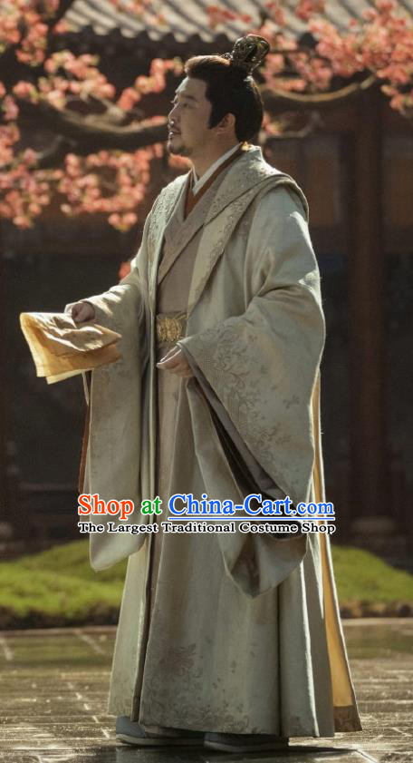 China Ancient Milord Clothing Romantic Drama Destined Chang Feng Du Gu Lang Hua Replica Garments Song Dynasty Elder Male Costumes