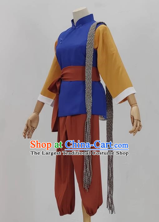 Yue Opera Zhang Hupong Costumes Costumes Huangmei Opera Costumes Poor Old Students Servants