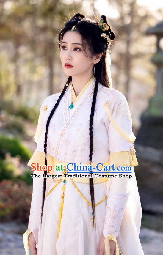 China Xianxia Drama Nine Tails Fox Fairy Li Susu Dress Till The End of The Moon Clothing Ancient Princess Costumes