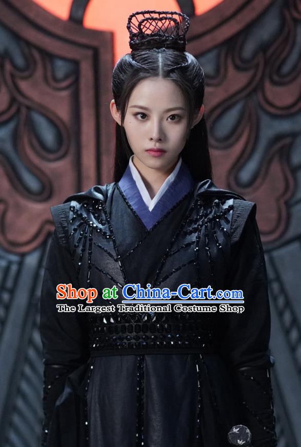 China Ancient Swordswoman Costumes Romantic TV Series Miss The Dragon Female Warrior Bing Xing Clothing