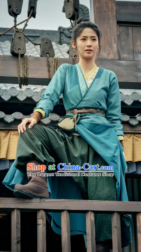 Drama Lost Track of Time Heroine Lu An Ran Clothing China Ancient Swordswoman Historical Costumes Female Civilian Dresses