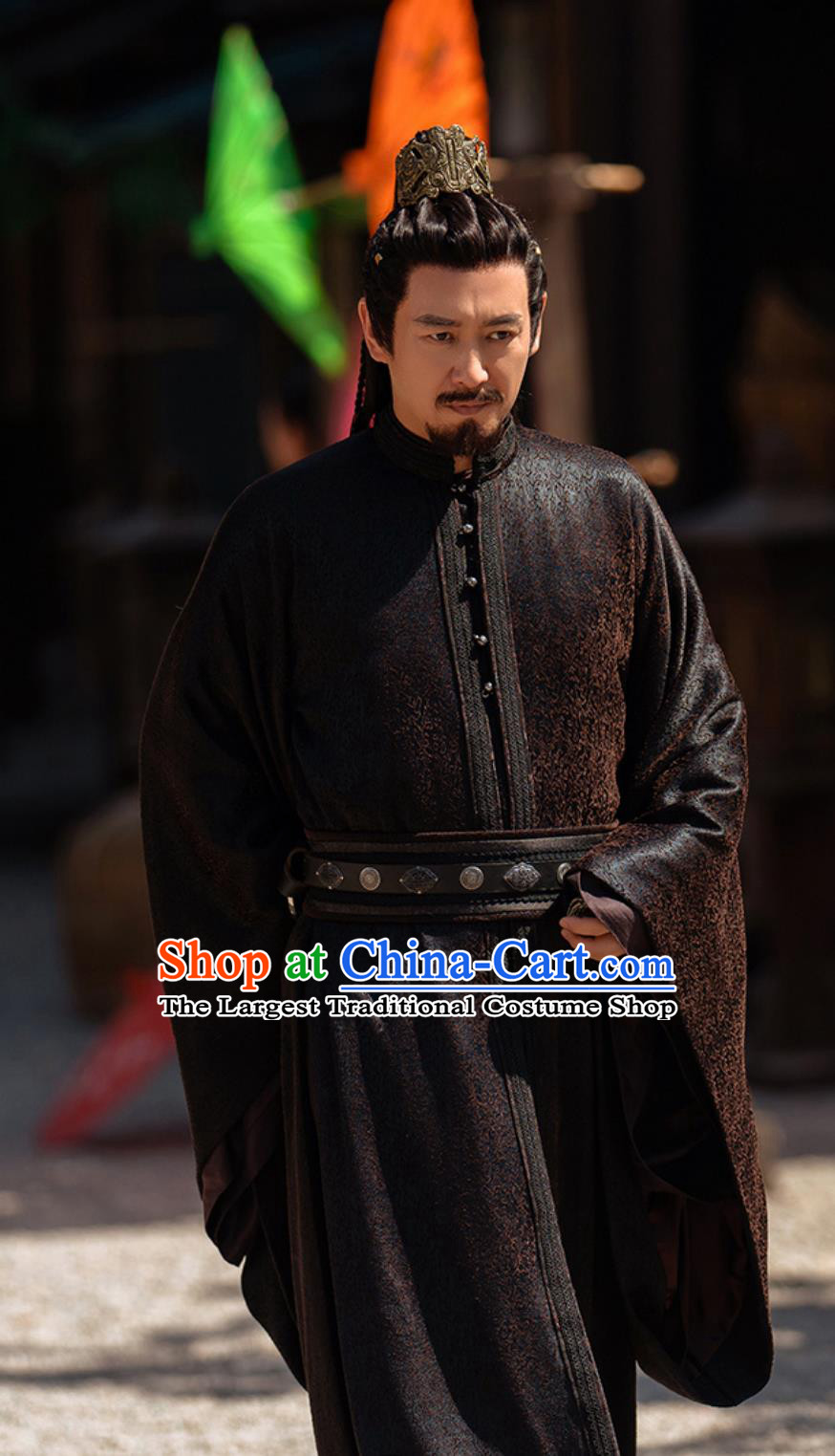 Ancient China Imperial Envoy Clothing Traditional Chinese Western Regions Male Garment TV Series Drama Go East Official Of Yan Le Kang Yun Hai Costume