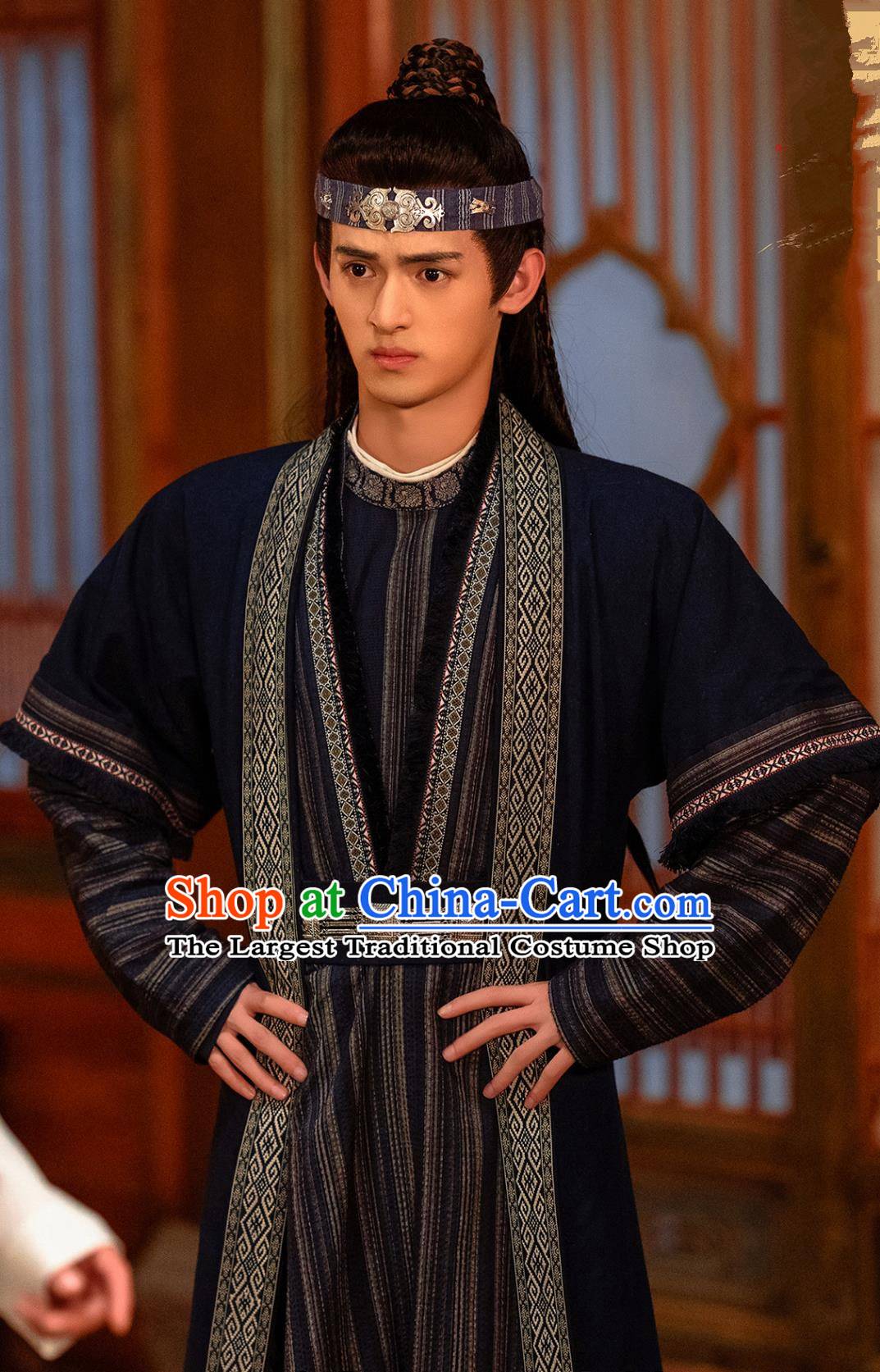 Ancient China Young Hero Clothing Traditional Chinese Tang Dynasty Warrior Garment TV Series Drama Go East Childe Shen Bai Lian Costume