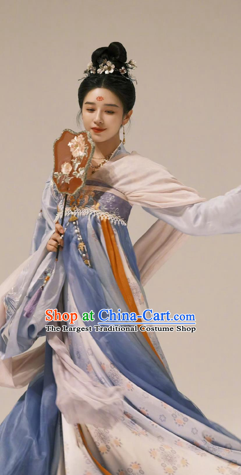 Traditional Chinese Tang Dynasty Princess Hanfu Dress TV Series Drama Go East Yuchi Hua Costume Ancient China Court Woman Clothing