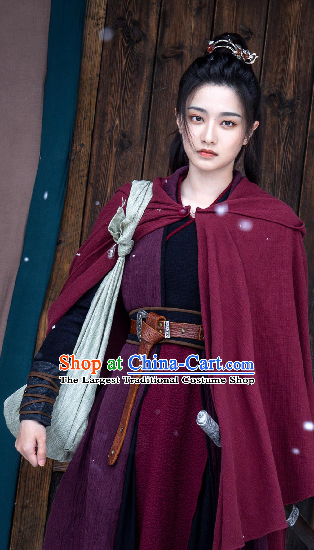 Traditional China Hanfu TV Series Drama Strange Tales of Tang Dynasty Swordswoman Ying Tao Costume Ancient Chinese Heroine Clothing