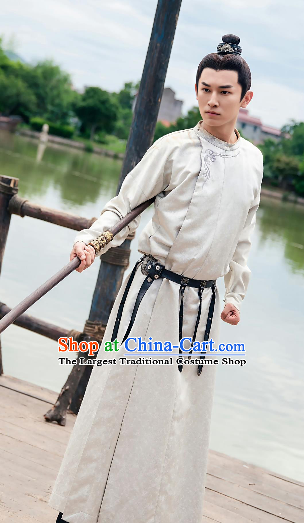 Traditional China Swordsman Hanfu Robe TV Series Drama Strange Tales of Tang Dynasty Hero Lu Ling Feng Costume Ancient Chinese Jinwu Guards Clothing