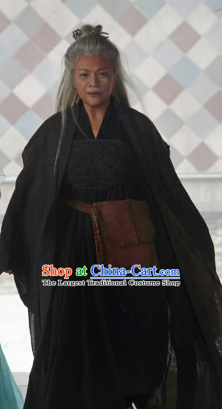 Ancient Chinese Elder Woman Clothing Traditional China Hanfu Dress TV Series Drama Strange Tales of Tang Dynasty Female Civilian Costume