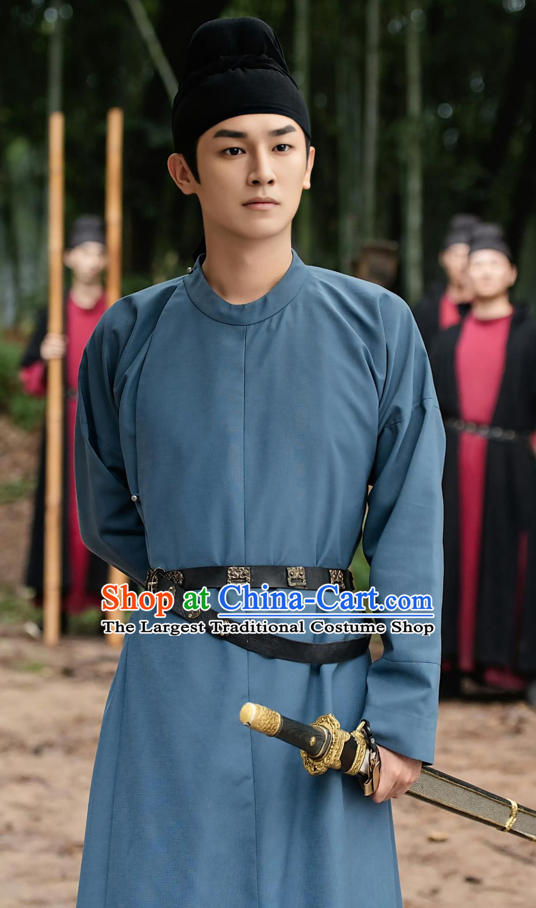 Ancient Chinese Swordsman Clothing Traditional China Hanfu TV Series Drama Strange Tales of Tang Dynasty Official Lu Ling Feng Costume