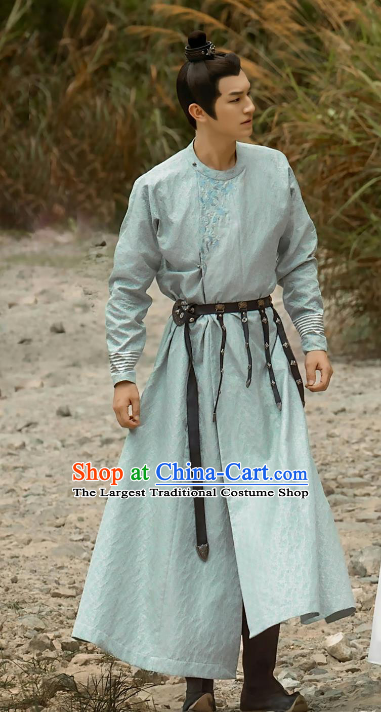 TV Series Drama Strange Tales of Tang Dynasty Official Lu Ling Feng Costume Ancient Chinese Young Childe Clothing Traditional China Hanfu Robe