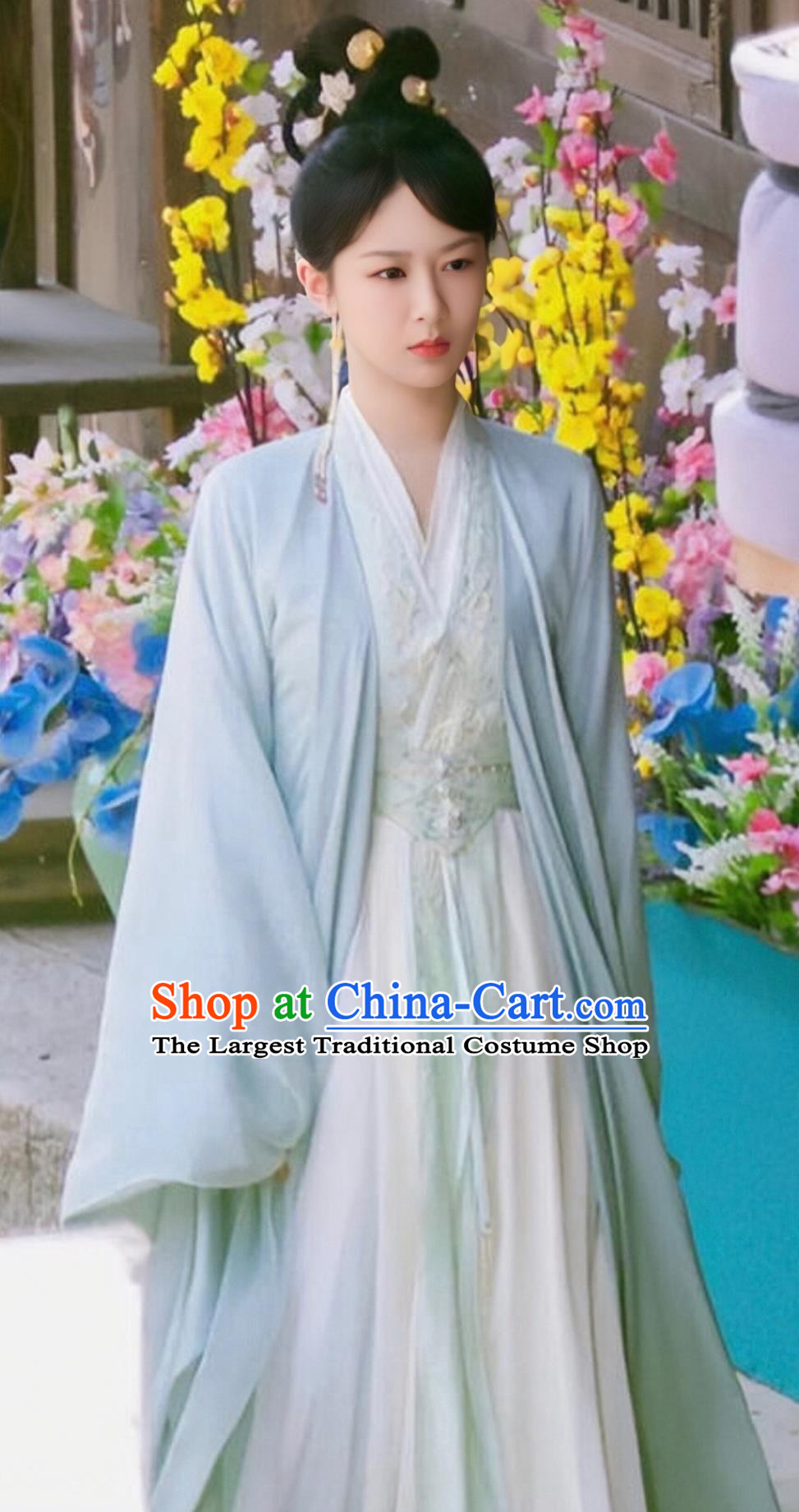 Ancient China Royal Princess Clothing Traditional Chinese Hanfu Dress TV Drama Lost You Forever Xiao Yao Costume