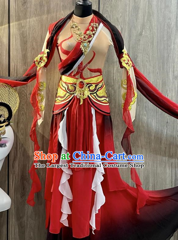 Classical Dance Folk Dance Dunhuang Feitian Dance Performance Costumes Music And Dance Exotic Styles Western Region Pipa Dance