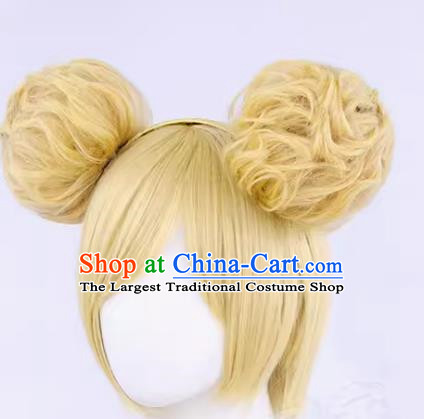 Little Flower Fairy Xia Anan Cos Wig Flower God Hair Accessories Big Hair Bag Flower Fairy Magic Envoy