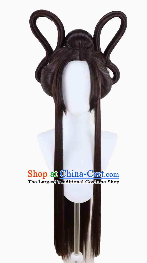 Cosplay Fake Hair Three Kingdoms Killing Diao Chan Cos Ancient Style Female Style Custom Wig