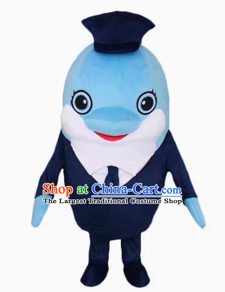 Animal Model Doll Costume Dolphin Puppet Costume Captain Image Large Doll Human Suit Event Promotional Costume