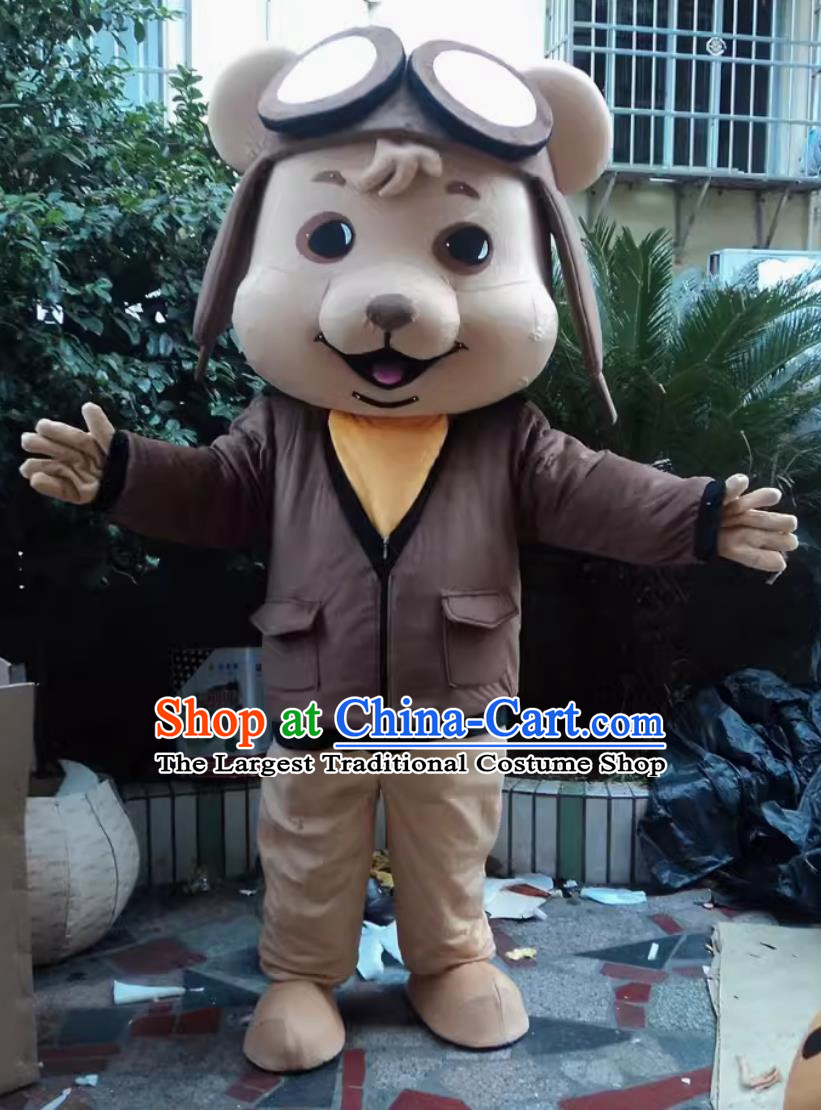 Pilot Dog Master Dog Promotional Campaign Advertising Costume Large Doll Cartoon Doll Costume