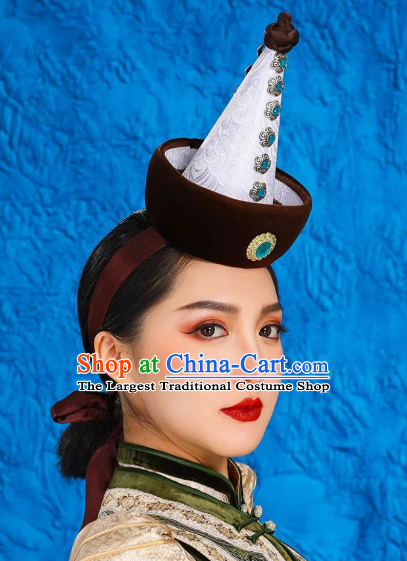 Ethnic Style Ancient Crown Mongolian Headdress Exotic Style Hat