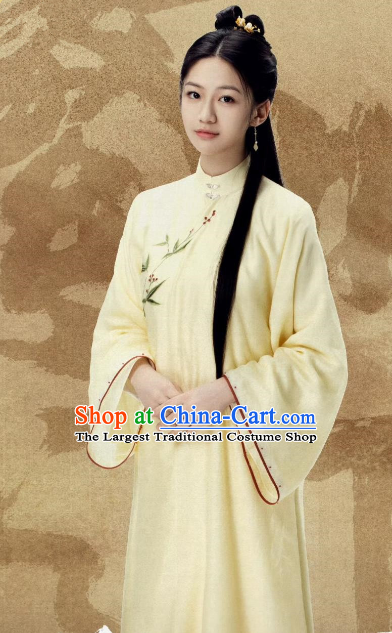 Chinese Ancient Noble Woman Hanfu Dress Historical TV Series Ripe Town Young Lady Leng Gui Er Clothing
