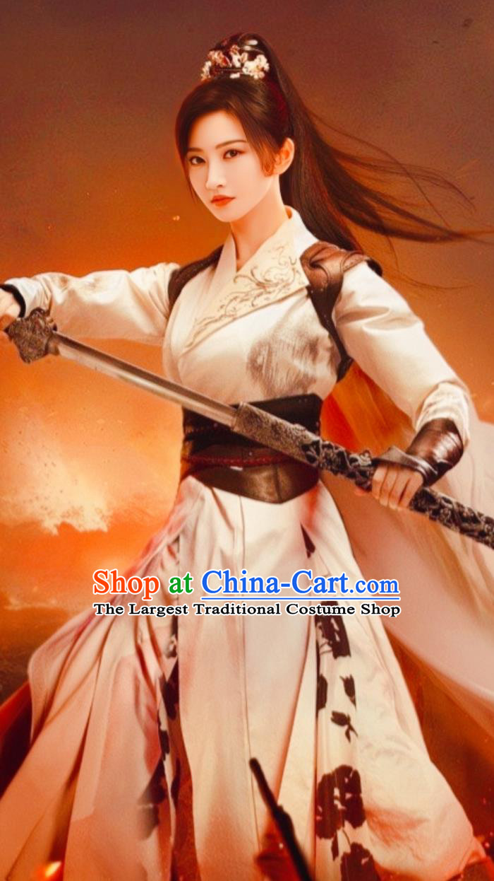 TV Series Wonderland of Love Heroine Cui Lin Dress China Traditional Clothing Chinese Ancient Swordswoman Costume