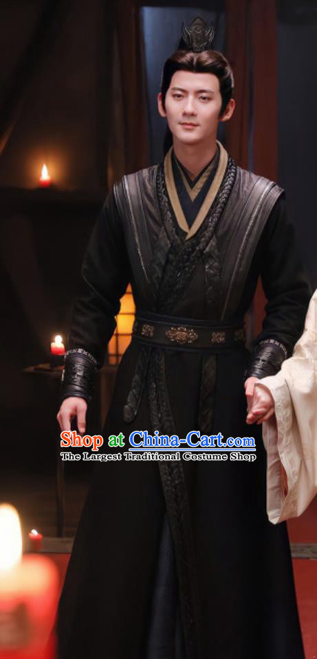 China Traditional Male Clothing Romantic TV Series Wrong Carriage Right Groom General Yuan Bu Qu Outfit Chinese Ancient Hero Costumes